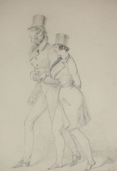 null Alfred d'ORSAY (1801-1852)

Lot de dessins à la mine de plomb représentant des...