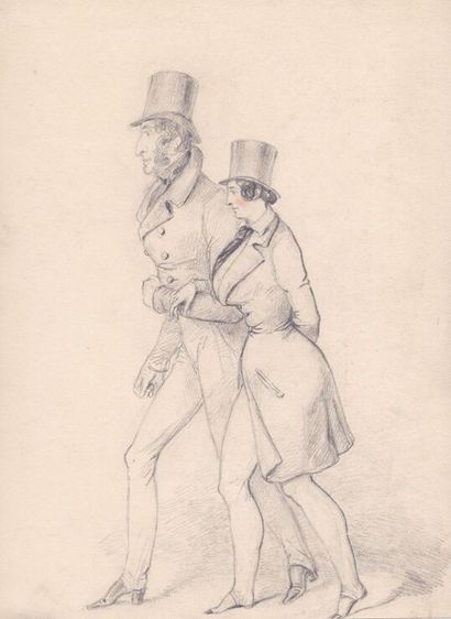null Alfred d'ORSAY (1801-1852)

Lot de dessins à la mine de plomb représentant des...