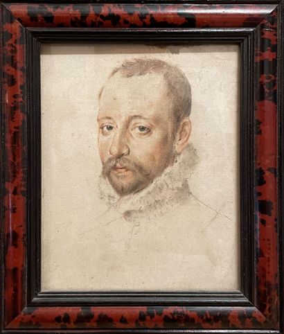 null École française du XVIIe siècle 

Portrait de Pierre ou Philippe Strozzi

Crayon...