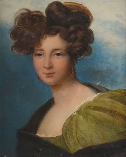 null École française ou italienne vers 1840

Portrait de femme 

Toile

(Petits accidents.)

Haut....