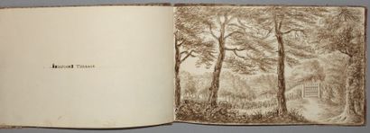 null Lady Charlotte LINDSAY (première moitié du XIXe siècle).

Huit albums de dessins...