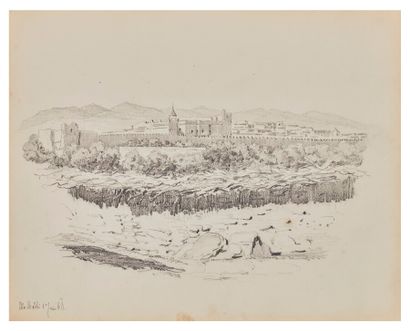 null ALGÉRIE. - Carnets de dessins d'un arpenteur en Afrique du Nord. Algérie, 1867-1869...