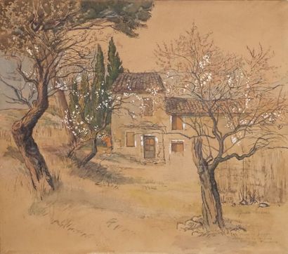 null Jean BALTUS (1880-1946)

Le Mas de Gazan, Vallée de la Verdière, Saint-Rémy-de-Provence

Aquarelle,...
