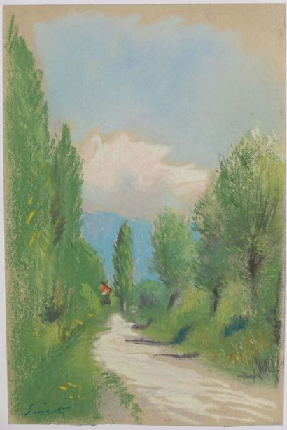 André SINET (1867-1923)

Paysages alpins...