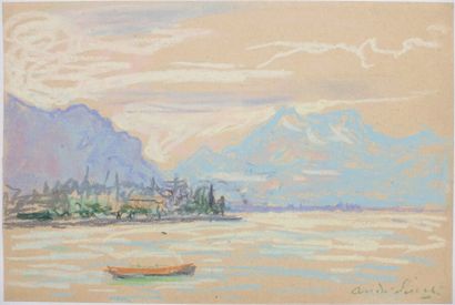 André SINET (1867-1923)

Paysages de lacs...