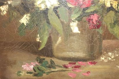 null Jean SEIGNEMARTIN (1848-1875)

Nature morte au bouquet de rose

Huile sur toile,...