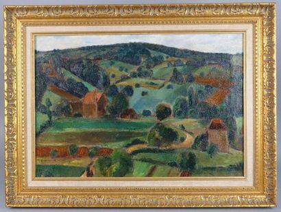 null Maurice SAVIN (1894-1973)

Paysage, 1923

Huile sur toile, signée en bas à gauche,...
