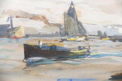 null Lucien-Victor DELPY (1898-1967)

Brest, 1935 

Gouache et aquarelle, signée,...