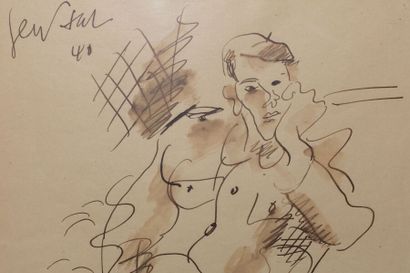 null GEN PAUL (1895-1975)

Portrait d'homme

Dessin à la plume et au lavis, signé...