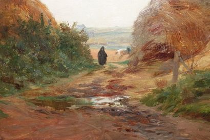 null Eugène GIRARDET (1853-1907)

Le Calvaire 

Huile sur panneau, signée, datée...