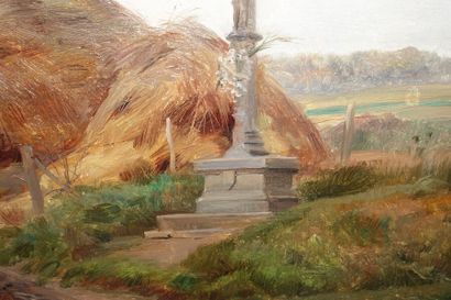 null Eugène GIRARDET (1853-1907)

Le Calvaire 

Huile sur panneau, signée, datée...