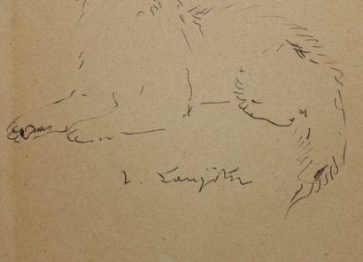 null Léonard Tsuguharu FOUJITA (1886-1968)

Chat assis

Encre noire au stylo bille...