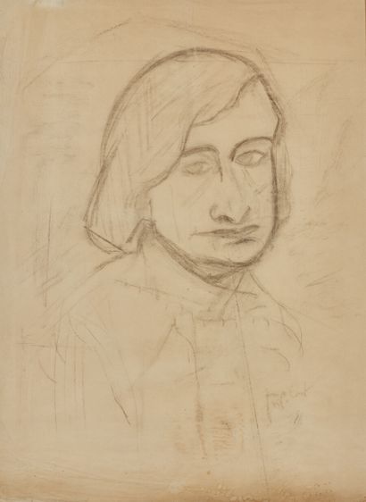 null Pierre TAL COAT (1905-1985)

Portrait de femme

Vers 1930

Fusain sur papier

Signé...