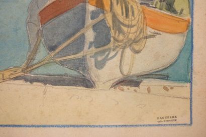 null Tony MINARTZ (1870-1944)

Bateau et ses pêcheurs

Aquarelle, porte le cachet...