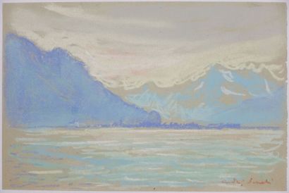 null André SINET (1867-1923)

Paysages de lacs alpins

Ensemble de quatre dessins...