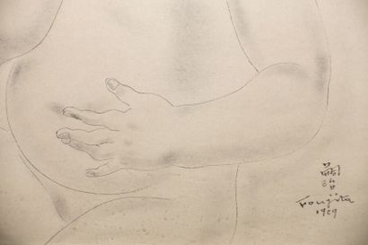 null Léonard Tsuguharu FOUJITA (1886-1968)

Enfant suçant son doigt 

Encre de Chine...