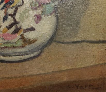 null Louis VALTAT (1869-1952)

Composition aux tulipes et crocus

Huile sur toile,...