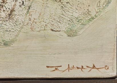  ZAO WOU-KI (1921-2013) 
9.9.70 

 
Huile sur toile, signée en bas à droite, contresignée...