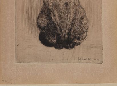null Théophile-Alexandre STEINLEN (1859-1923)

Petit chat siamois. 1914. Eau-forte...