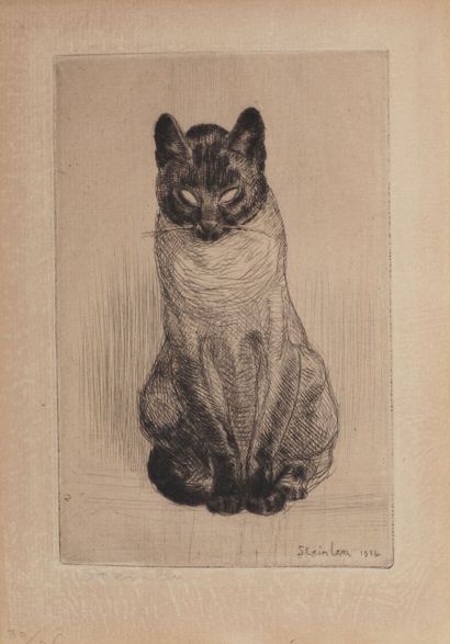 null Théophile-Alexandre STEINLEN (1859-1923)

Petit chat siamois. 1914. Eau-forte...