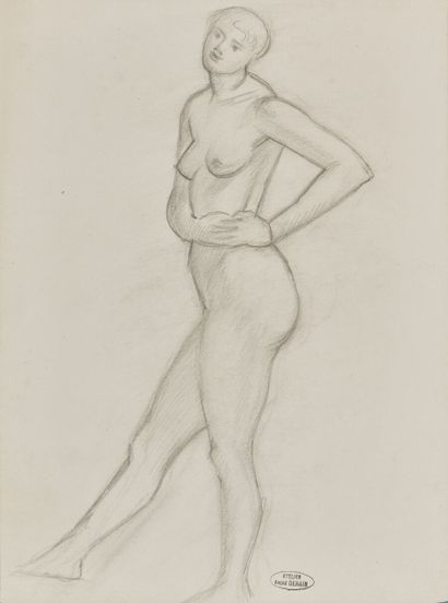 André DERAIN (1880-1954)

Femme nue debout,...