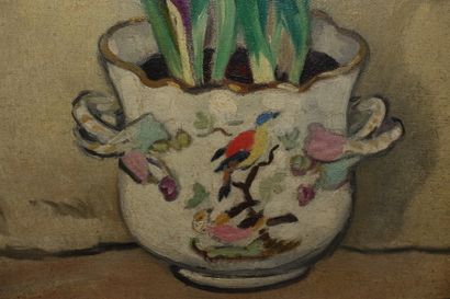 null Louis VALTAT (1869-1952)

Composition aux tulipes et crocus

Huile sur toile,...