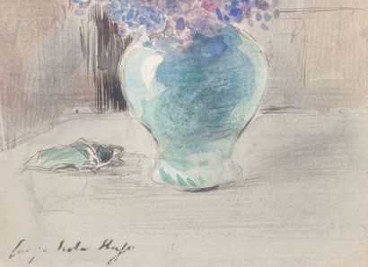 null Georges-Victor HUGO (1868-1925)

Nature morte au bouquet de fleurs 

Aquarelle,...