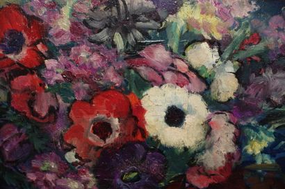 null Émile COLINUS (1884-1966)

Nature morte au vase de fleurs et fruits

Huile sur...