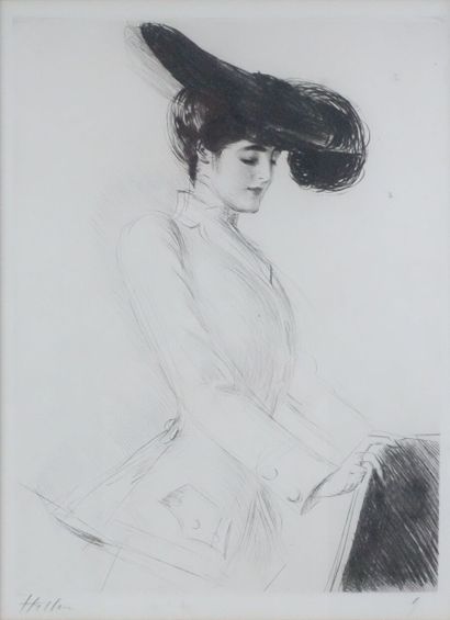 null Paul-César HELLEU (1859-1927)

Femme au grand chapeau, de trois-quarts. Vers...