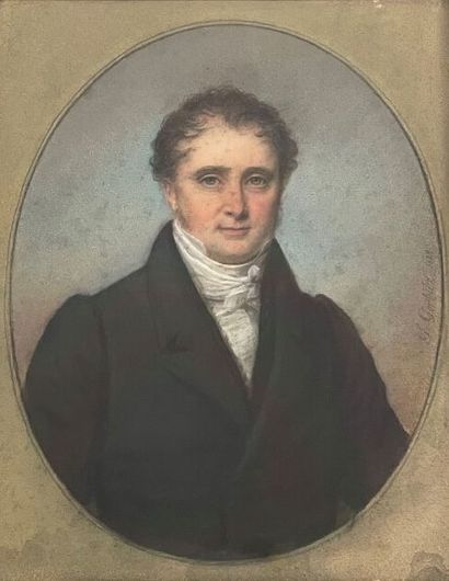 null Johan GÖRBITZ (1782-1853)

Portrait d'homme à la redingote grise dans un ovale...