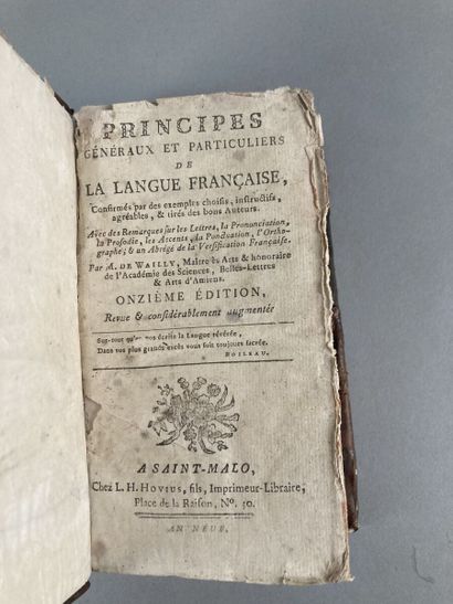 null Un lot de livres comprenant :

- Guyard de Berville, Histoire de Bertrand Dugesclin,...