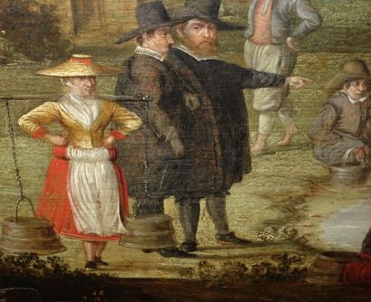 null Barent AVERCAMP (1612/13-1679)

Pêcheurs relevant leurs filets

Panneau de chêne,...