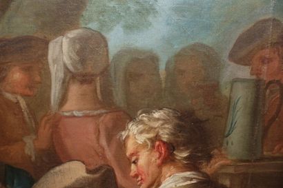 null Attribuée à Jan Antoon GAREMIJN (1712-1799)

Les joueurs de quilles

Toile

Haut....