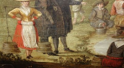 null Barent AVERCAMP (1612/13-1679)

Pêcheurs relevant leurs filets

Panneau de chêne,...