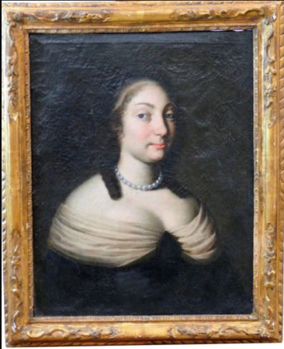 null École française vers 1680

Portrait de dame au collier de perles

Toile

(Enfoncements,...