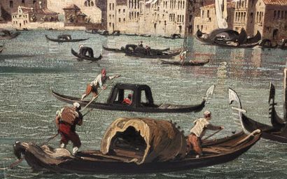 null In the taste of CANALETTO

Views of Venice

Pair of paintings

(Old restorations.)

Height...