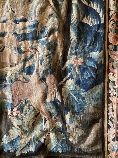 null ROYAL MANUFACTURE OF AUBUSSON - First half of the 18th century

Exotic greenery

Woven...