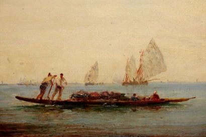 null Félix ZIEM (1821-1911)

Au large de Venise

Toile, signée en bas à droite ZIEM

(Petit...