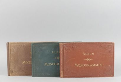 null Collection de monogrammes contenue dans trois albums :

Familles d'Harcourt,...