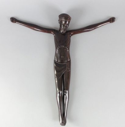 null AFRIQUE 

Christ en bois sculpté

Bras amovibles

Haut. : 51 cm ; Larg. : 49,5...