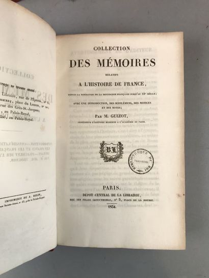 null M. GUIZOT, Collection des Mémoires relatifs à l'Histoire de France, Paris, 1834

31...