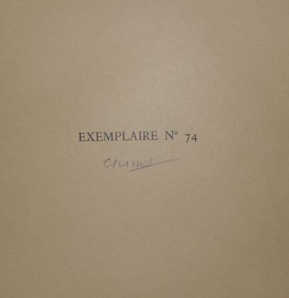 null Maxime BLUM

Pilar of Algeciras 

21 etchings by Édouard Chimot, numbered 74

Paris...