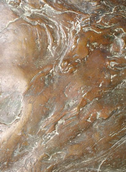 null École du XXe siècle

Chevaux au galop

Bas-relief en bronze à patine brune,...