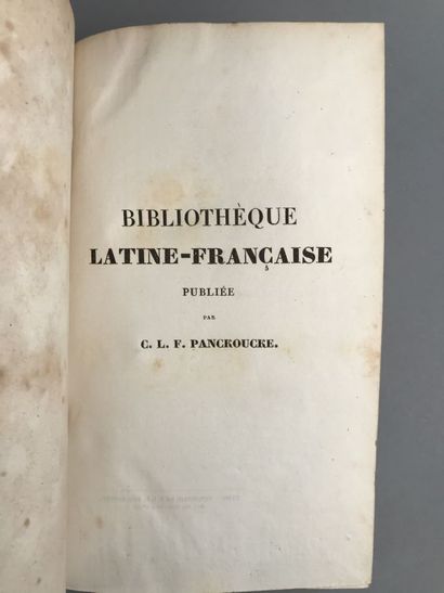 null Bibliothèque latine-française ou traductions nouvelles des auteurs latins, Paris,...
