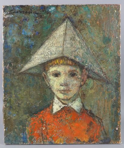null Angelina LAVERNIA (born in 1925)

The paper hat

Oil on canvas, signed upper...