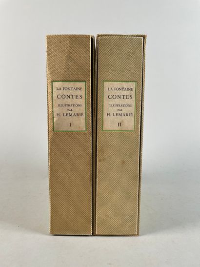 null LA FONTAINE Jean de. 

Tales. Paris, 

P. Cotinaud, (1960); 2 strong vol. pet....