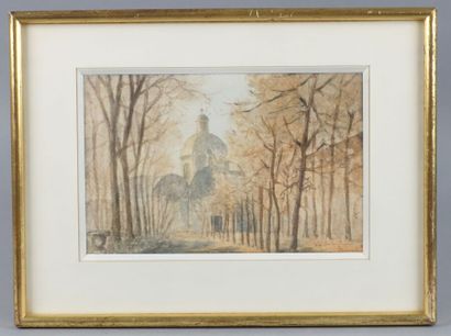 null The Salpêtrière

Watercolor on paper, titled and signed lower right, with a...