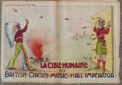 null La Cible Humaine - lanceur de couteaux 

British Circus Musichall Imperator...