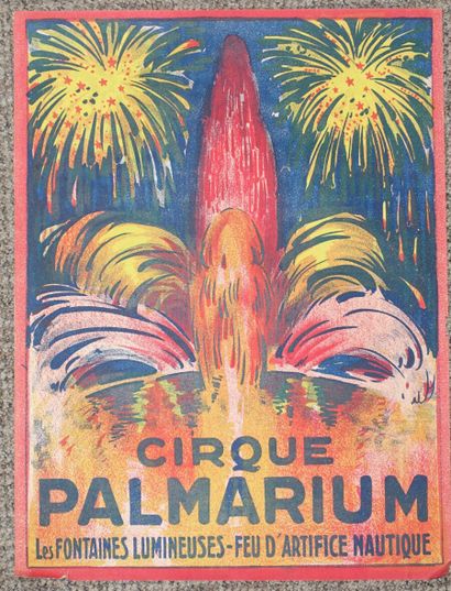 null Cirque Palmarium les fontaines lumineuses 

Infimes déchirures

38 x 29 cm



Provenance...