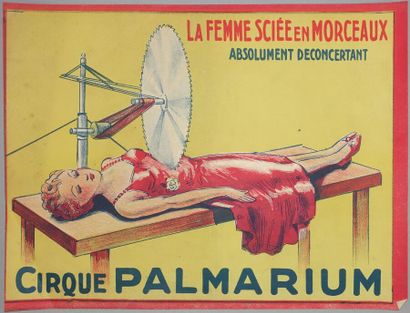 null La femme sciée en morceaux - Cirque Palmarium

Petit pli, petites déchirures

29...